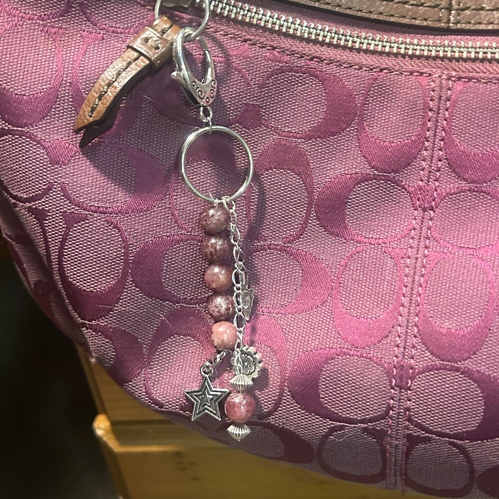 Keychain with star Charm